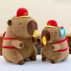Capybara Backpack Wallace Plush Toy Cartoon Stuffed Animal Decorations Doll