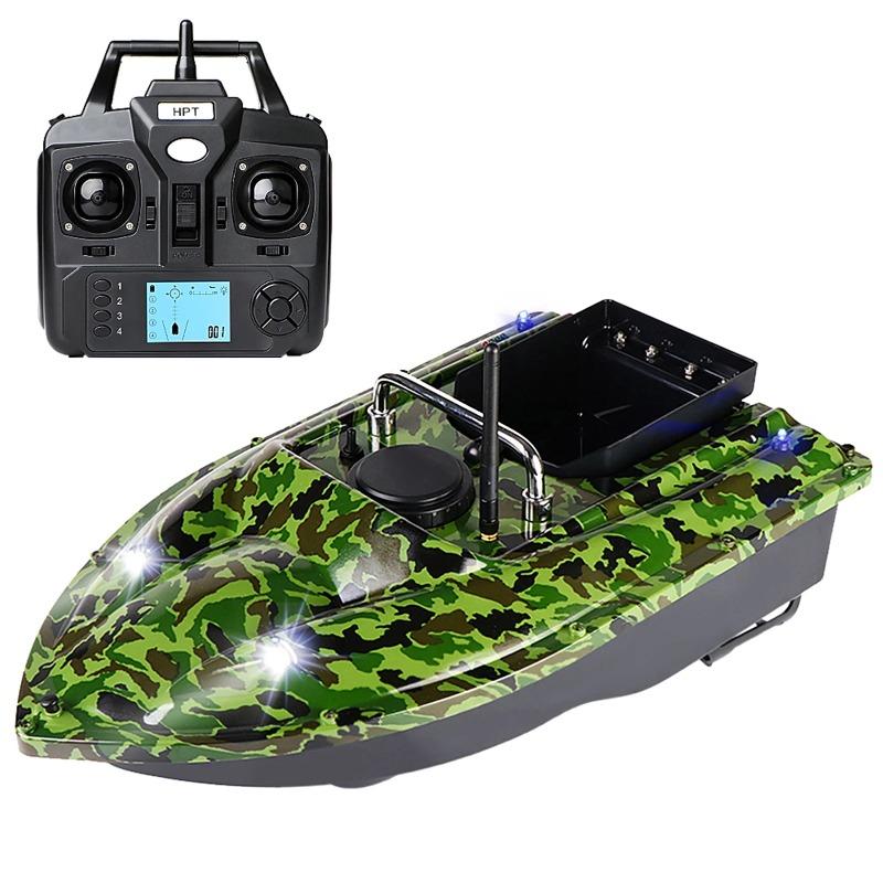 12000mAh GPS Fishing Bait Boat - 3 Bait Containers, 500m Smart RC, Automatic Return Wireless Fishing Feeder