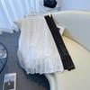 Plus Size Elegant Pleated High Waist A-line Skirt - Summer Long Style