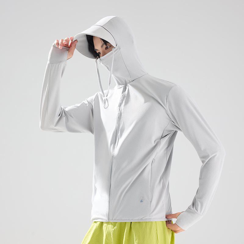 2026 UPF50+ Ice Silk Sun Protection Unisex Lightweight Breathable Summer Outdoor Clothing - Dark
