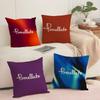 Fashion PPOMELLATO Cushion Cover Short Plush Doublesided Print Square Throw Pillow Covers Sofa Home Cushion Decor