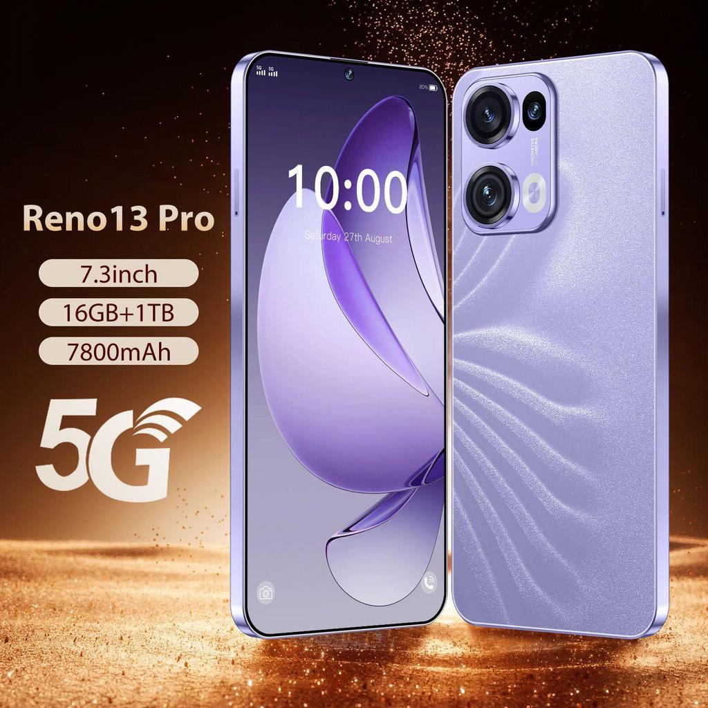 Reon13Pro 5G Android Smartphone - Large Screen, 16GB RAM, 1TB Storage.