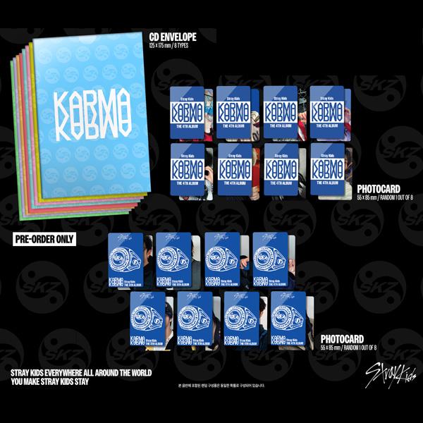 (+shop Gift) Stray Kids - 4th Album [KARMA] (ACCORDION VER.) [Random Version]