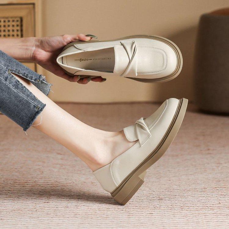 Autumn breathable soft leather single shoes women's comfortable loafers 2025 new jk small leather shoes fashionable versatile soft-soled women's shoes