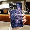 Snow Snowflake Winter Cold Plating Phone Case For Iphone 16 17 Pro Max Air 16E 14 15 Plus 12 13 Mini Anti-Fall Airabag Cover
