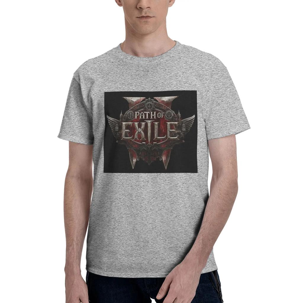 Path of Exile 2 100 Cotton TShirt Mens Fashion T Shirts Men Round Neck Short Sleeve S6XL