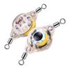 Iscas para Pesca de Arraste e Drop Shot Luzes Pisca-Pisca Subaquáticas Colheres de Pesca Iluminadas Iscas Iluminadas por LED Giradores Duplos Iscas