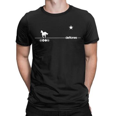 Deftones Rock Ohms White Pony Outfit Shirts Herren Damen Metal Lässig Baumwolle Klassische T-Shirts