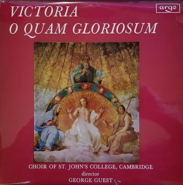 

LP Record CHOIR OF ST. JOHNS COLLEGE CAMBRI Victory O How Glorious ZRG620 ARGO 1970 UK Classical Used