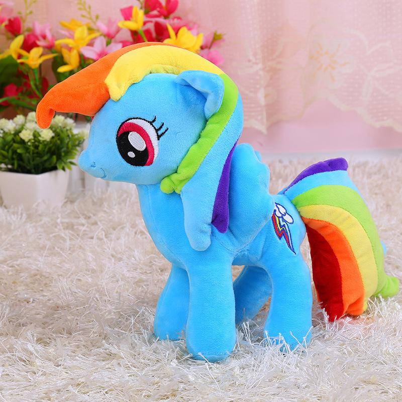 Adorable Rainbow Unicorn Plush Toy - My Little Pony Birthday Gift for Kids