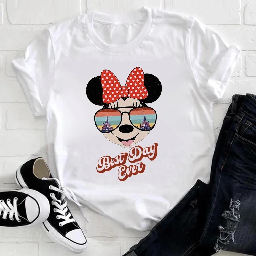 Kawaii T-shirt Cartoon Little Mermaid Print Short Sleeve T Shirt Fashion Streetwear Fashion Unisex Clothing Tops