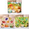 Diy Wooden Stacking Puzzle For Kids With Colorful Scenes And Fine Motor Skill Development