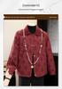Mom's Stylish Casual Lapel Short Cardigan Jacket for Mid-Aged Women - Spring/Autumn 2026 Collection