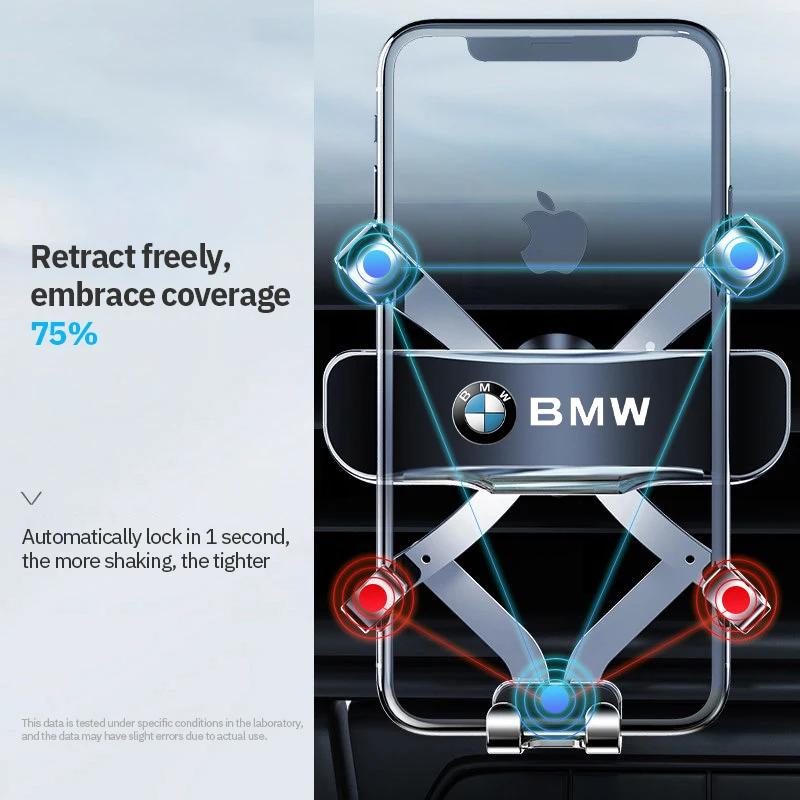 Gravity Car Phone Holder Air Vent Clip Mount Mobile Cell Phone Stand For BMW E34 E36 E60 E90 E46 E39 E70 F10 F20 F30 X5 X6 M5 M6