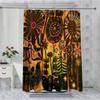 Tropical Folk Wind Bathing Curtain  Bathroom Shower Curtain Waterproof With 12 Hooks Home Deco Free Ship