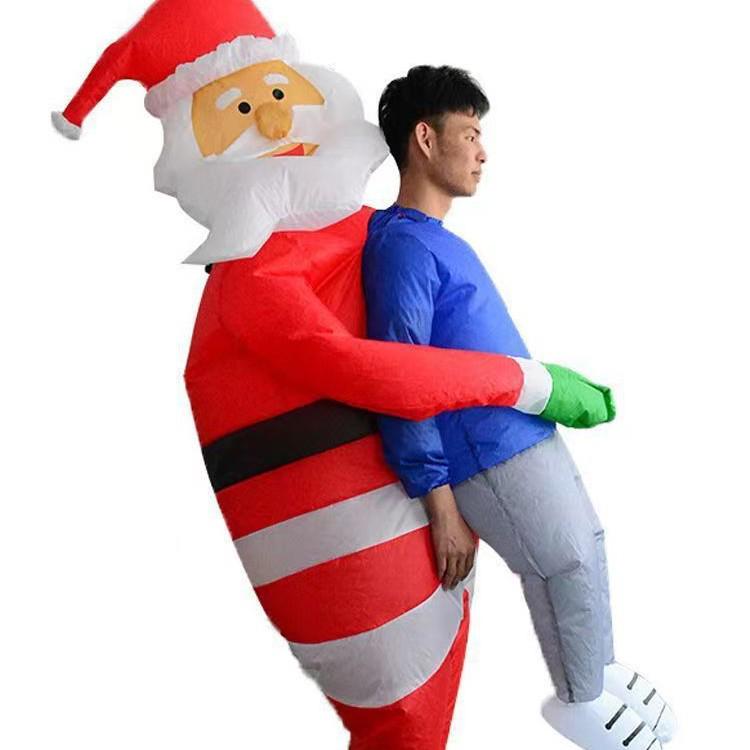 Santa Claus Inflatable Costume for Festive Fun and Stage Performances