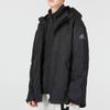 Adidas 3-In-1 Fleece Jacket With Hood And Windproof Layer Men Outerwear Black HR5245