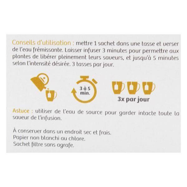 Vitavea - BioNutrisanté - Invigorating Ginger Lemon Infusion - 20 Sachets
