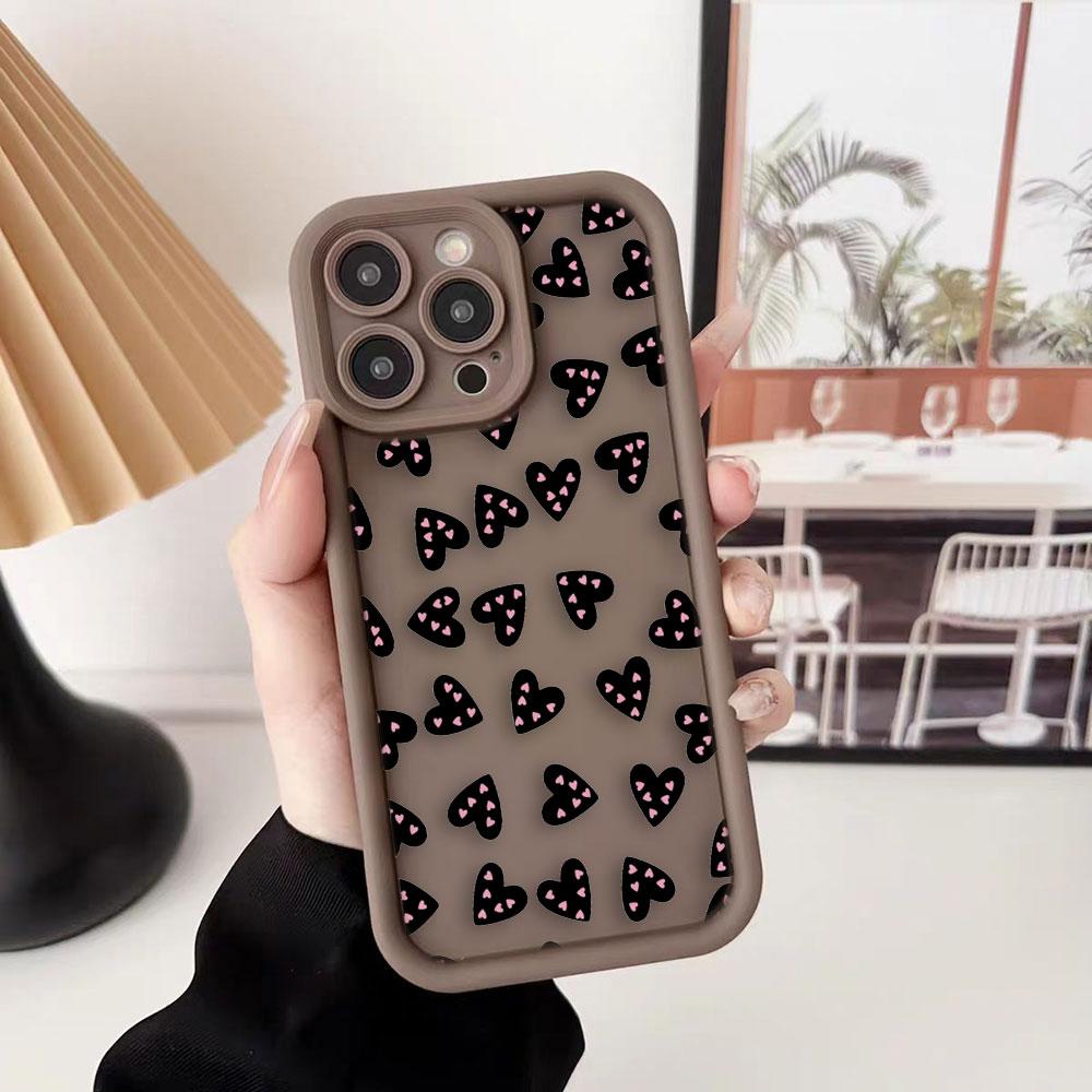 Loving Heart Is Love Phone Case For iPhone Apple 17 AIR 16 16E 11 12 13 14 15 XR Plus Pro Max DIY Case TPU Shockproof Cover Capa