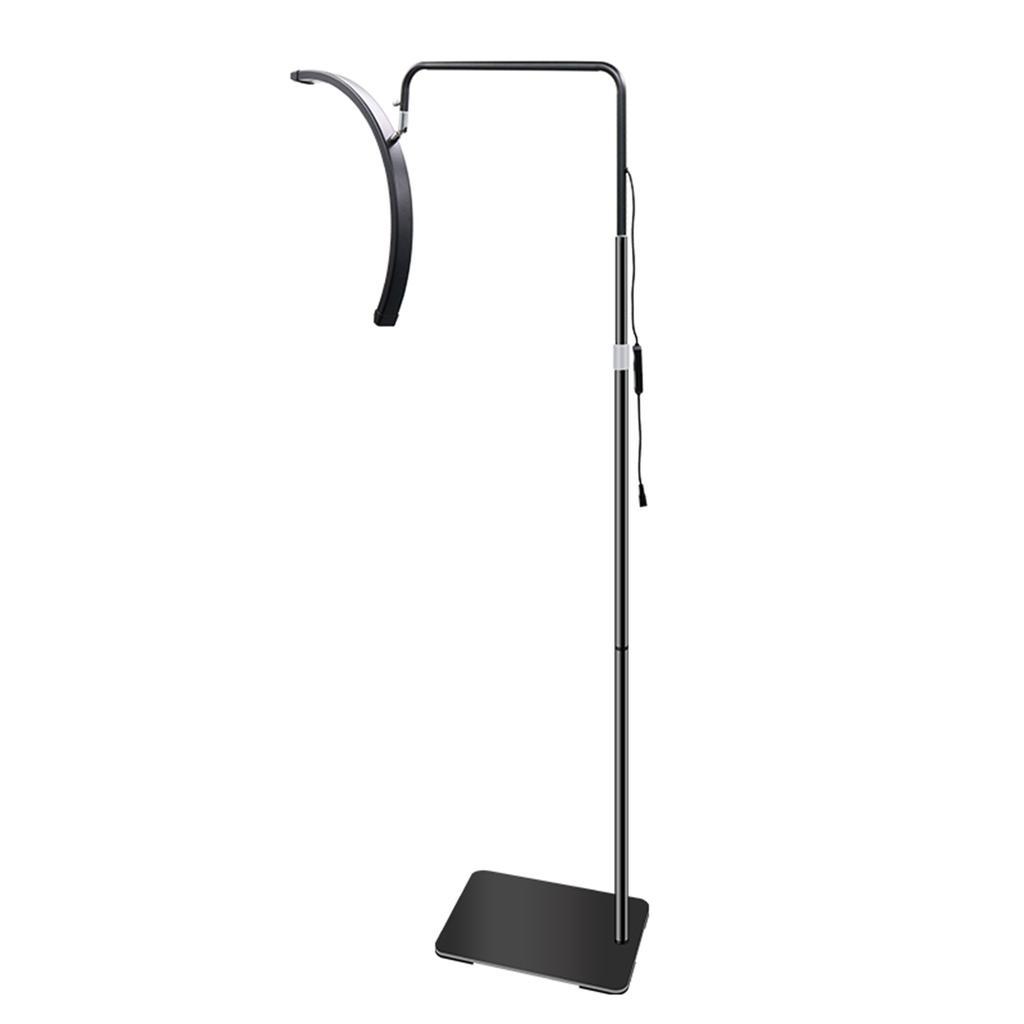 HD M6X Pro 36W Half Moon Light Floor Lamp Fill Light 3200K 5600K Dimmable with 180cm  70.9in Metal Light Stand Phone