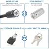With 2 Keys Trailer Hitch Receiver Locking Pin 5/8 Inch Tow Hitch Lock  Car Accessories
