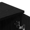 Sideboard 2 pcs Black Oak Effect 30 x 30 x 70 cm