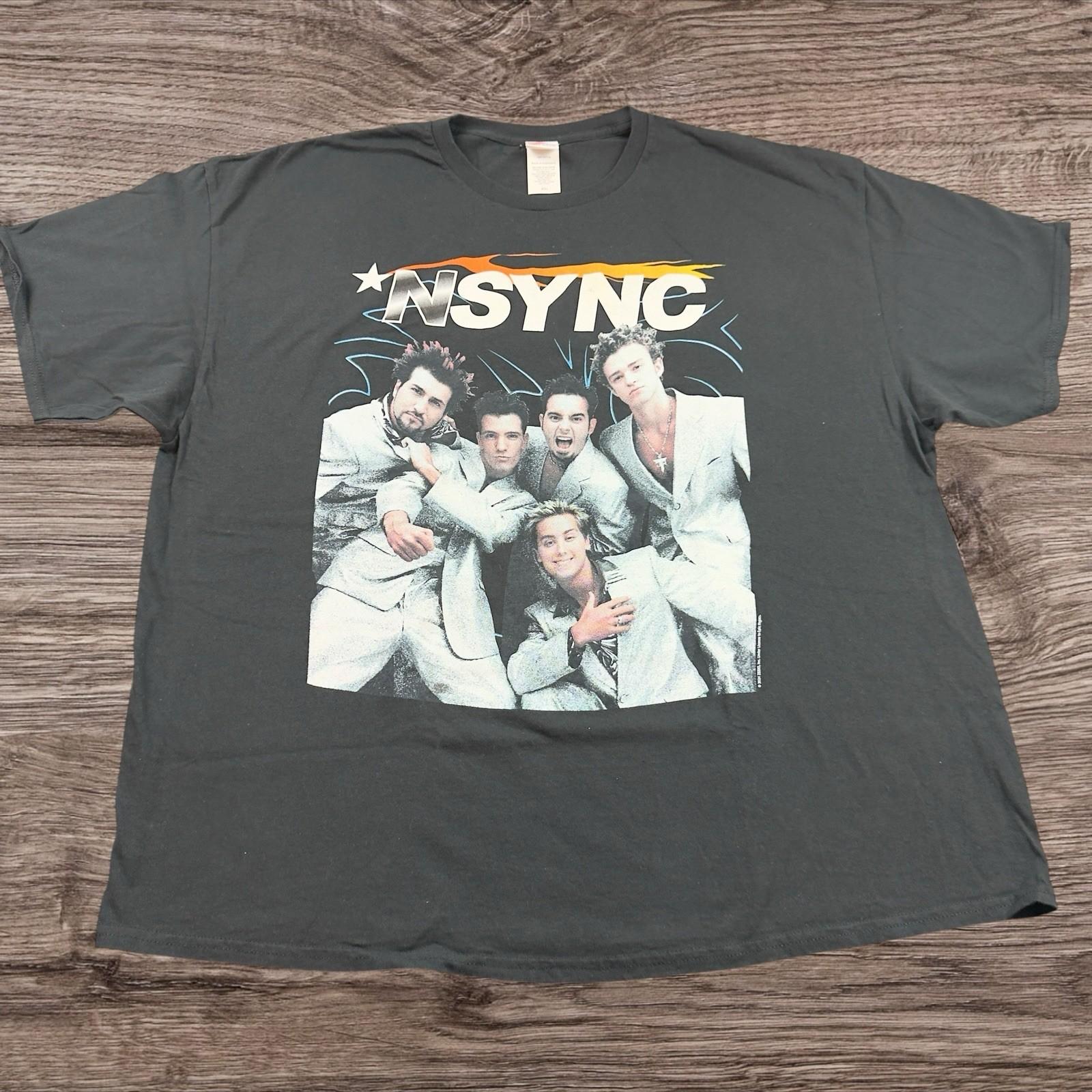NSYNC 90s Boy Band / Retro Graphic Adult Size 2X-Large Unisex T-Shirt XXL