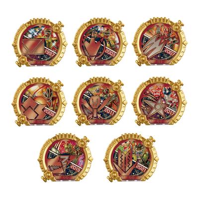 Number One Sentai Gojuger DX Sentailing Power Up Boosted Pack 3 Stück pro [BANDAI] (8er-Box)