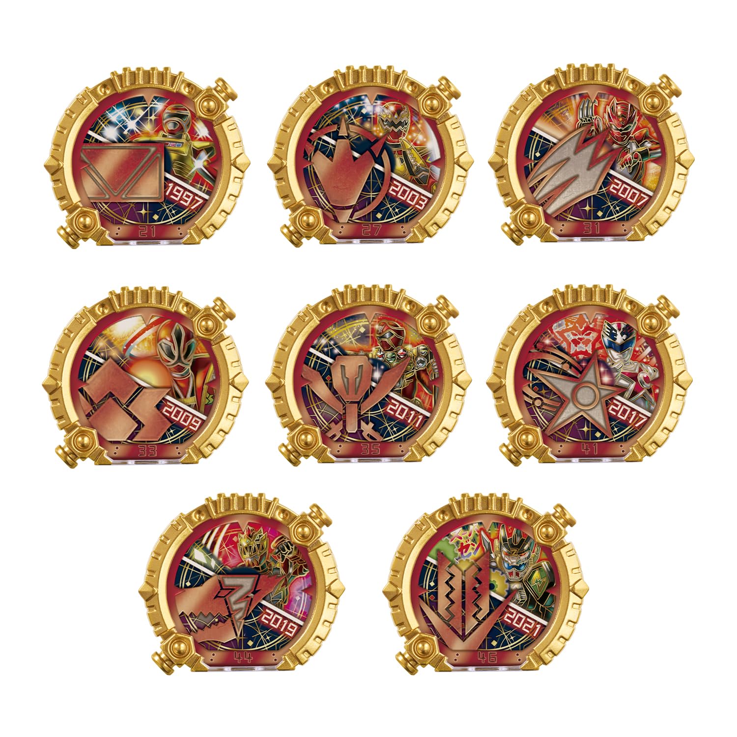 

[BANDAI] Number One Sentai Gojuger DX Sentailing Power Up Boosted Pack 03 (8 pieces per box)