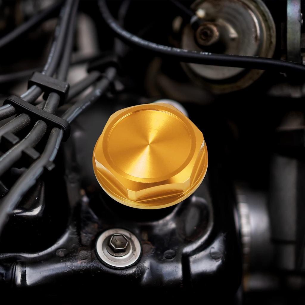 X AUTOHAUX Filler Cap Filler Plug Cover Fuel Tank Cap Aluminum Alloy Compatible