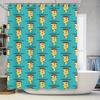 Pizza Shower Curtain Funny Kitchen Decor Bathroom Set Waterproof Quick Dry Home Decor Novelty Gift Idea Cool Design Pattern