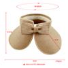 Women's Foldable Wide Brim Sun Hat Straw Beach Visor UV Protection Cap Summer