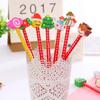 Cross-border Christmas Cartoon Pencil with Eraser - Cute HB Student Stationery Gift