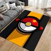 Tappeto Design Pokeball adatto come tappetino antiscivolo per il soggiorno o il divano della camera da letto