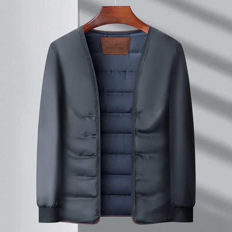 2025 Herren Business Casual Jacke mit abnehmbarem Daunenfutter - Winter Dicke Oberbekleidung