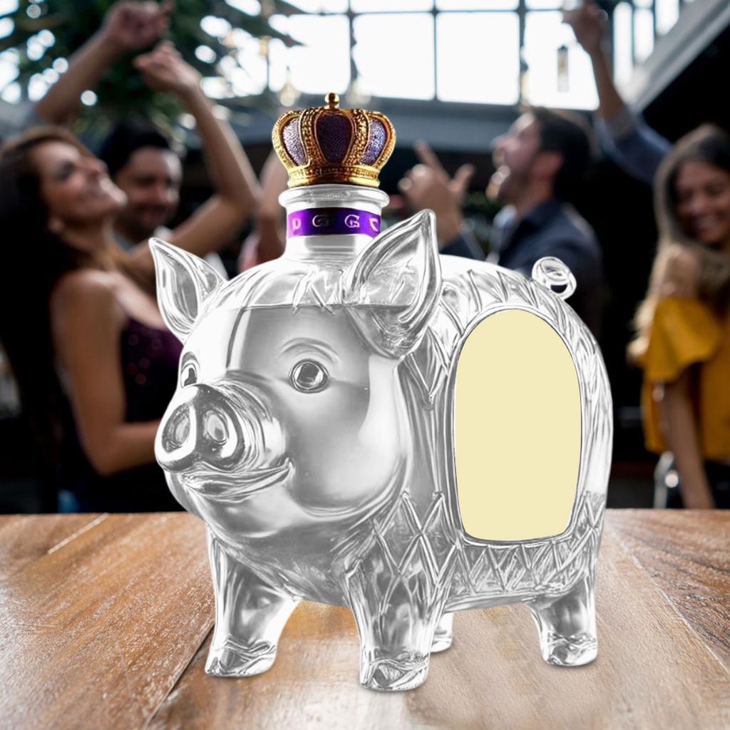 Funny French Whiskey Bottle,3D Engraved Shaped Whiskey Glasses,Dog Whiskey Wine Glass Bottle,Fanyil Eaglory,Unique Wine Decanter,for Men