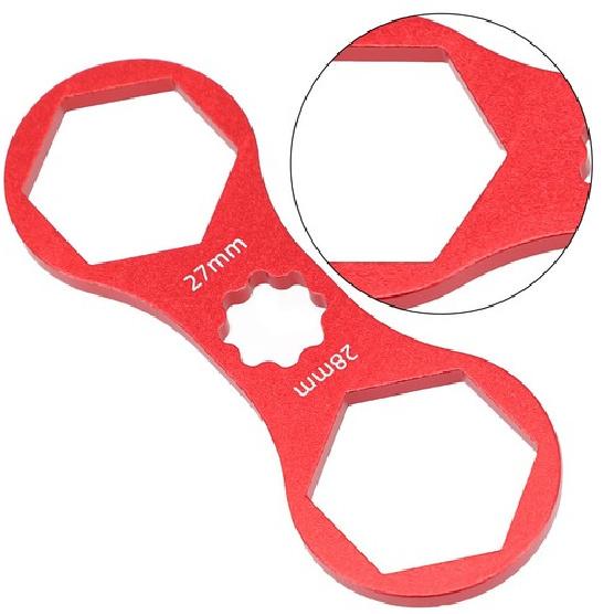 MTB Bicycle Wrench Red Spanner Wrench About 12g Aluminum Alloy Hot Sale