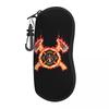 Custom Firefighter Cross Shell Glasses Case Unisex Cool Fire Rescue Fireman Eyeglasses Case Sunglasses Protector Box