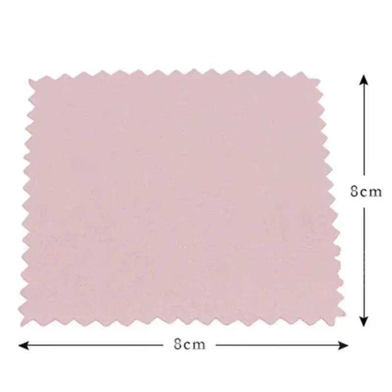 50PCS Smooth Lint Free Glasses Lens Cleaning Cloth Jewelry Gold As Silver Polishing Sheets Home Glass Traceless Clean Products