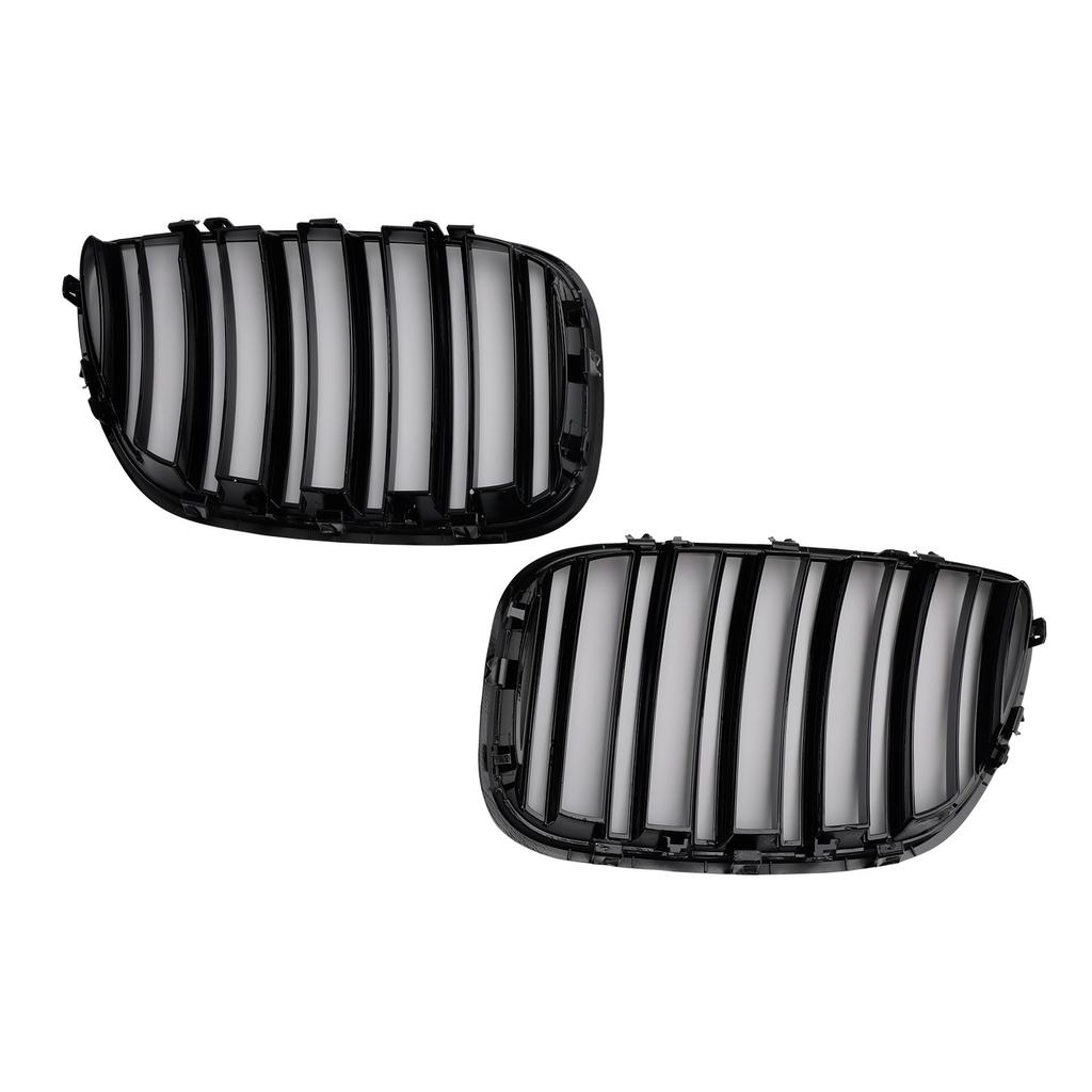 Gloss Black Front Kidney Grille Grill Fit BMW X-Series X5 E53 2004-2006