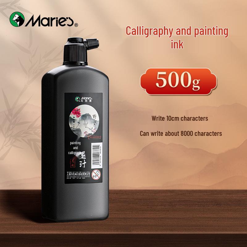 Chinese Painting Mali 500g Calligraphy Ink Four Treasures Of Study Large Capacity 100g Practice Brush Oil Smoke Ink