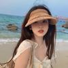 Empty Top Tassel Straw Hats Designer Sunshade Cap Wide Brim Empty Top Sun Hat  Outdoor