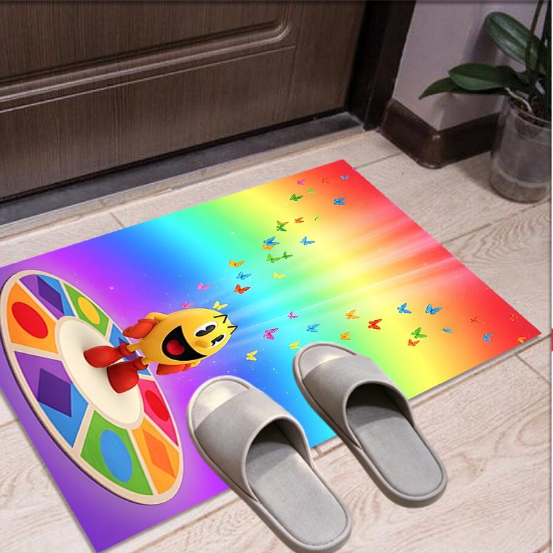 PAC Pattern Rug, Indoor/Outdoor Mat, for Picnic, Gameroom, Bedroom, Office, Living Room, Home Decor Carpet, Birthday Gift