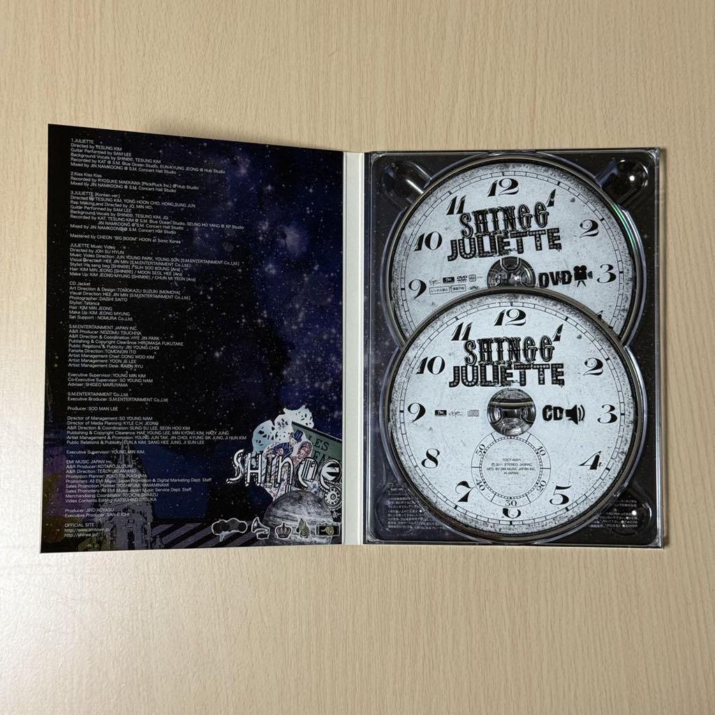 [USED] SHINee Replay JULIETTE LUCIFER CD & DVD Japanese Edition