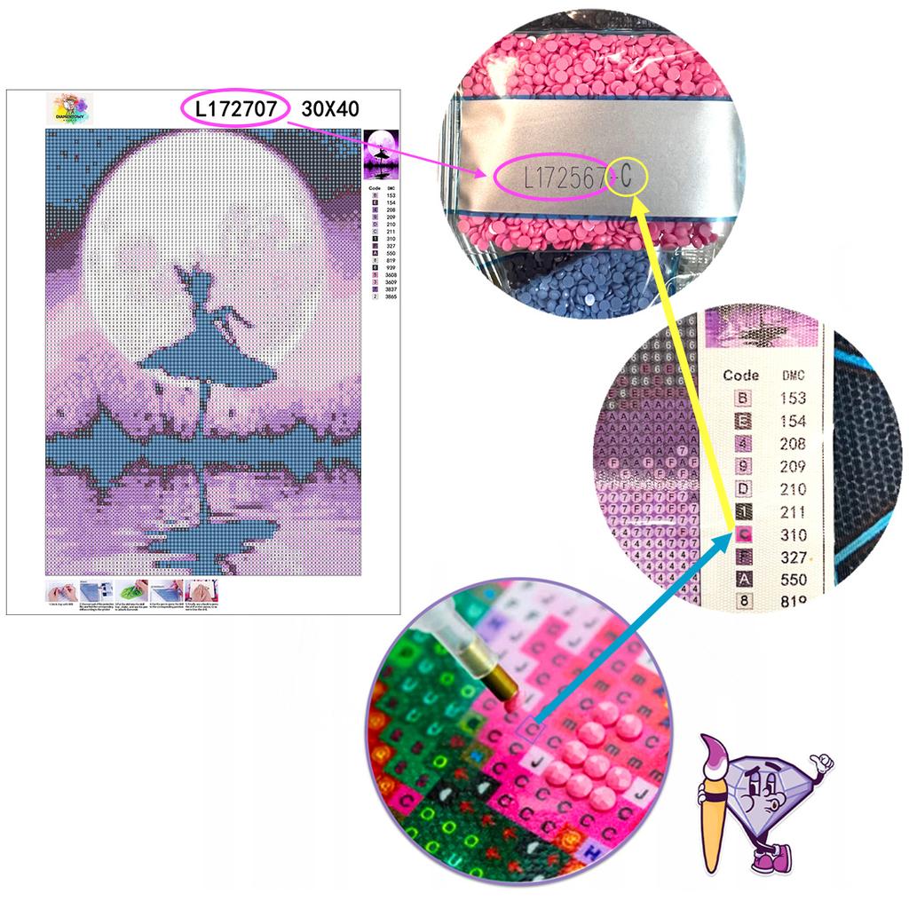 Ob_L_82 - Diamond Painting 30X40 - Postacie, Para W Paryzu