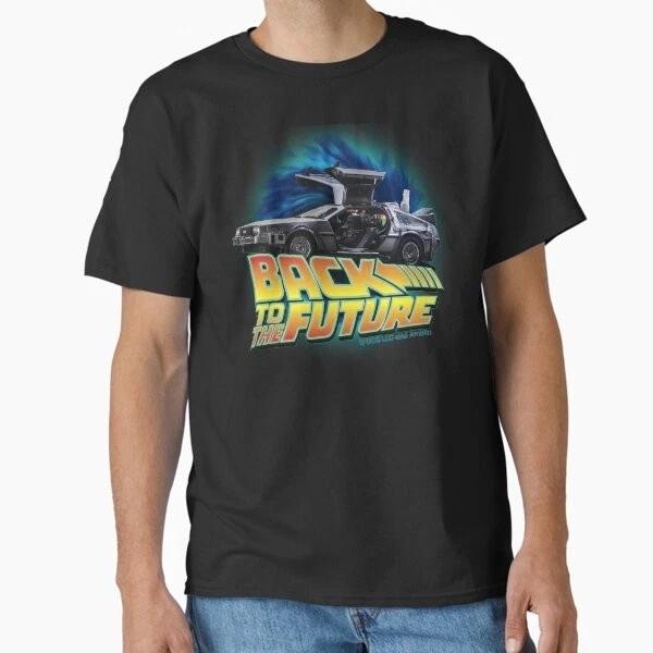 Back To The Future Movie Delorean In Time Class Made In UsaAus TShirt S2xl S