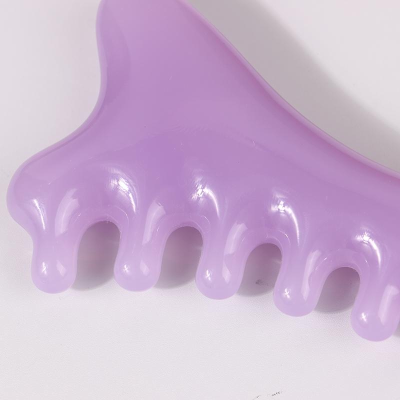 Body Meridian Massage Comb Resin Five Wide Tooth Comb Acupuncture Therapy Blood Circulation Anti-Static Smooth Hair Comb