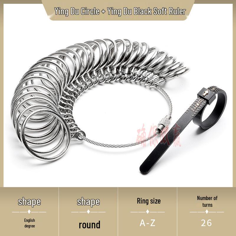 Soft Ring Size Measuring Tool - Accurate Finger Ruler for UK, Europe, Japan, Korea, Hong Kong