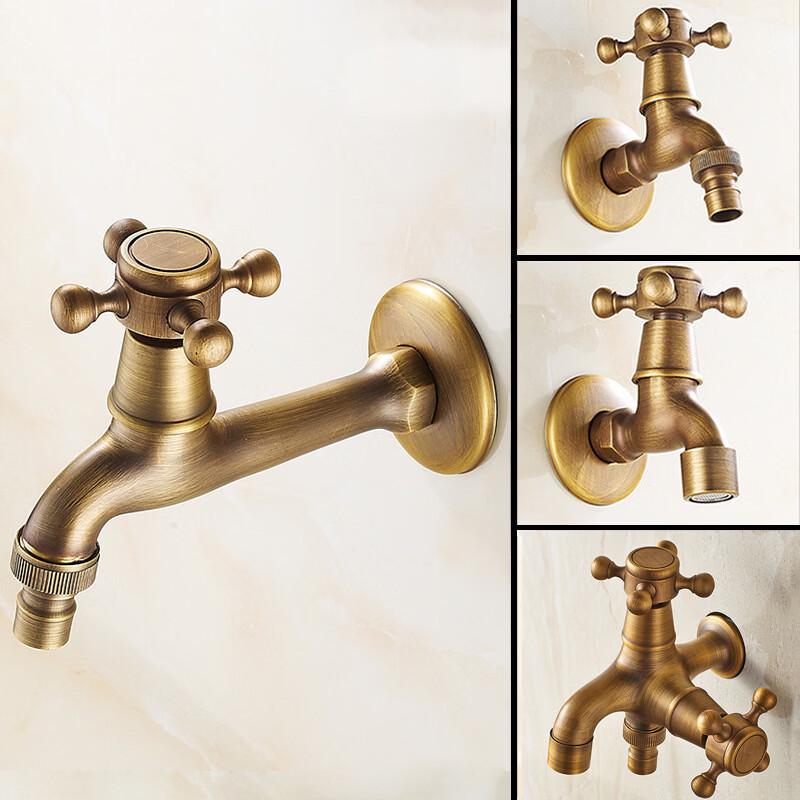 Vintage Brass Washing Machine Angle Valve