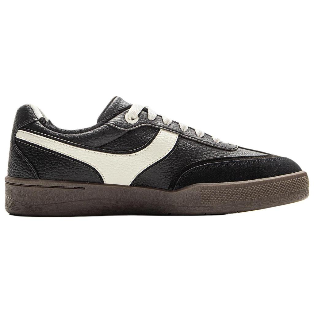 Li Ning Zheng Rong 92S Extreme Sports Skateboarding Professional Low Top Skate Shoes Men Sneaker Black White AEPV081-2